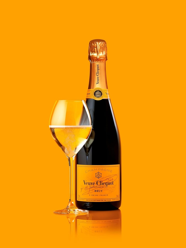 Champagne VEUVE CLICQUOT YELLOW LABEL Naked 75cl