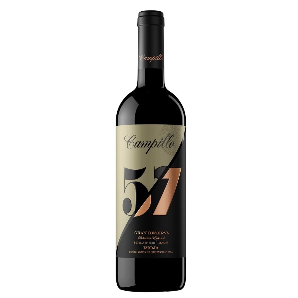 Vino CAMPILLO 57 2013 GRAN RESERVA SELECCION ESPECIAL TINTO 75cl