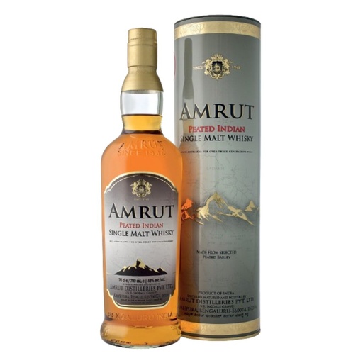 [WHAM014] Whisky AMRUT "PEATED" Single Malt 70cl