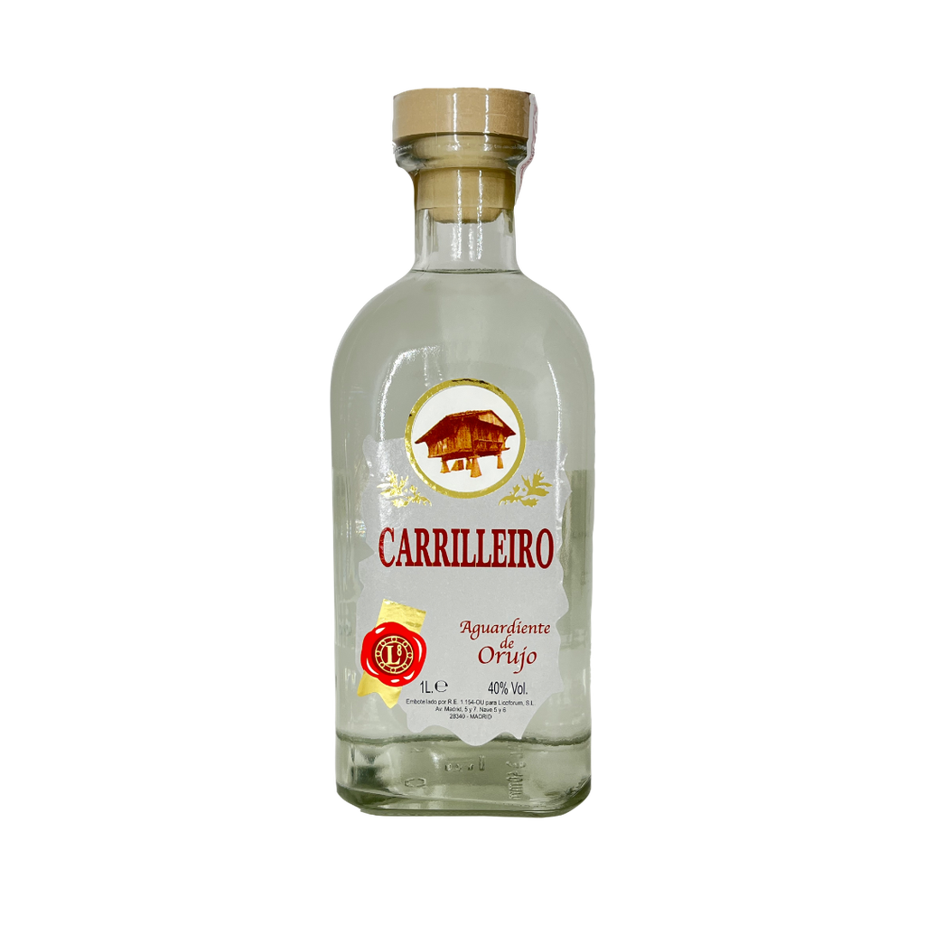 [001425] Aguardiente Orujo Blanco CARRILEIRO 1L Frasca