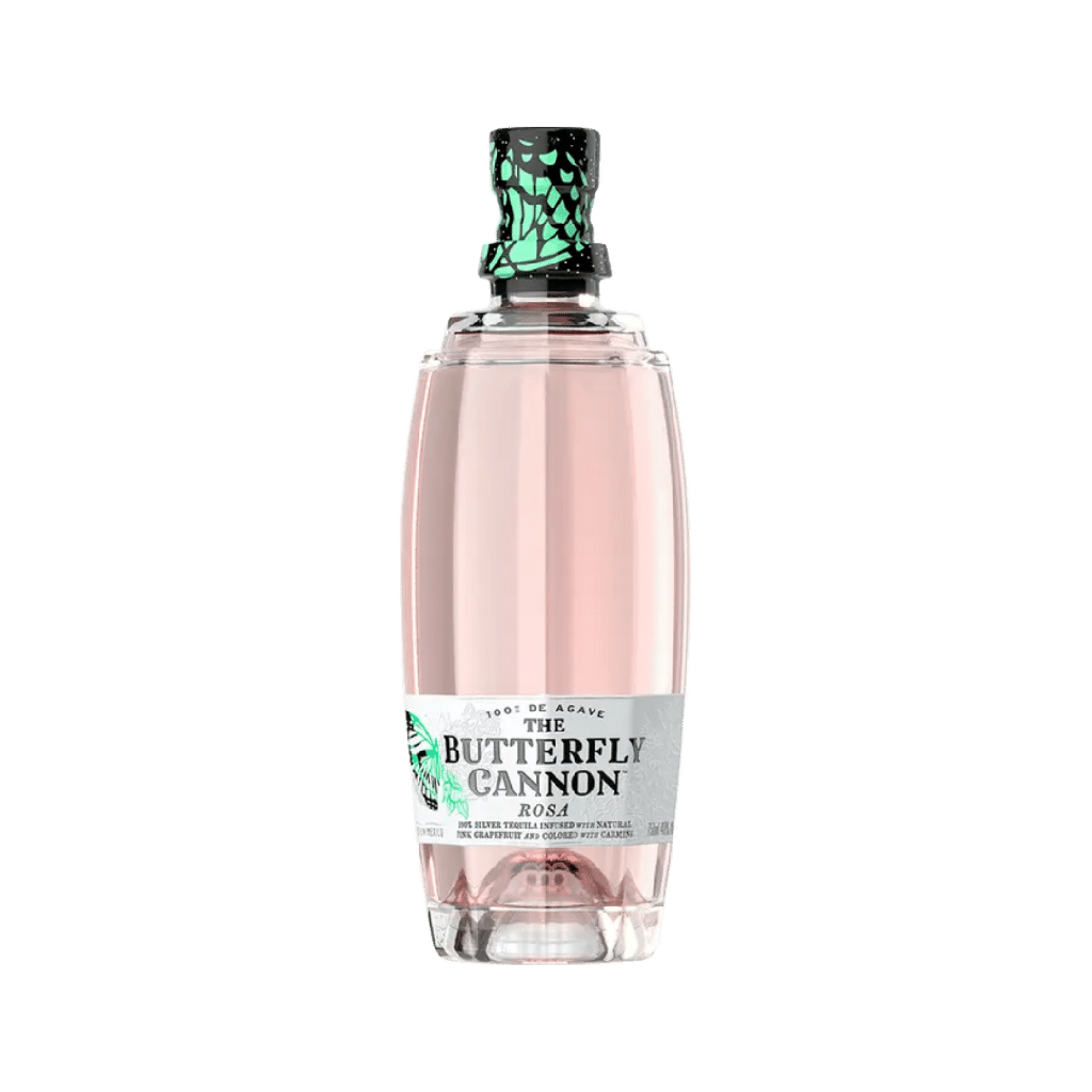 [1328000151] Tequila THE BUTTERFLY CANNON Rosa 40º 50cl