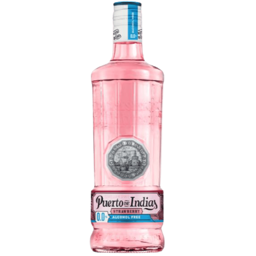 [180HI] Ginebra PUERTO DE INDIAS SIN ALCOHOL FRESA 70cl